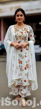 Readymade Cotton Three Piece